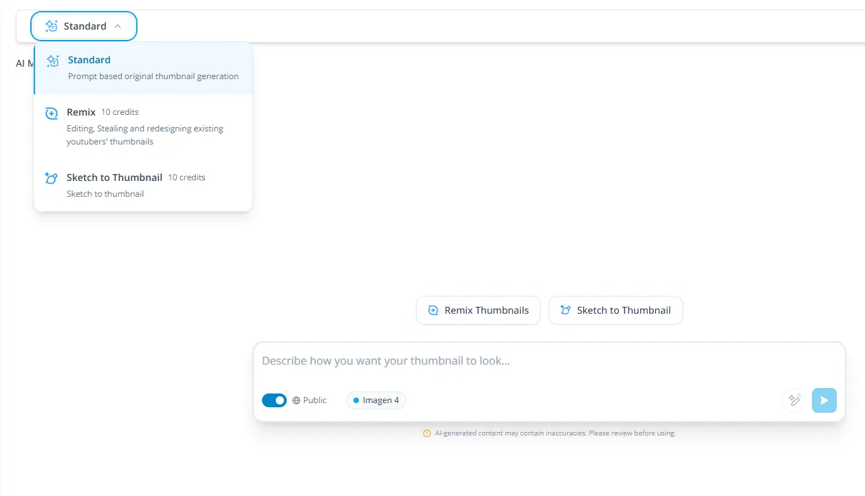 Select mode screenshot